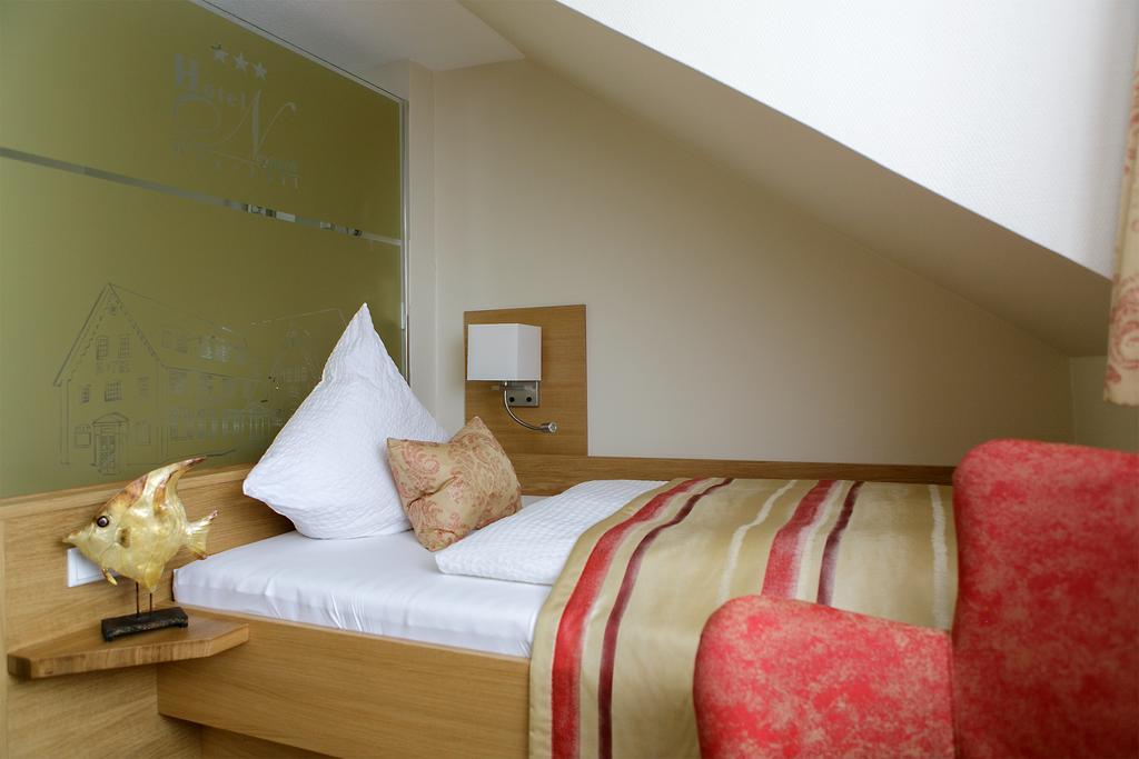 Hotel Neuwarft Altbau Dagebüll Oda fotoğraf
